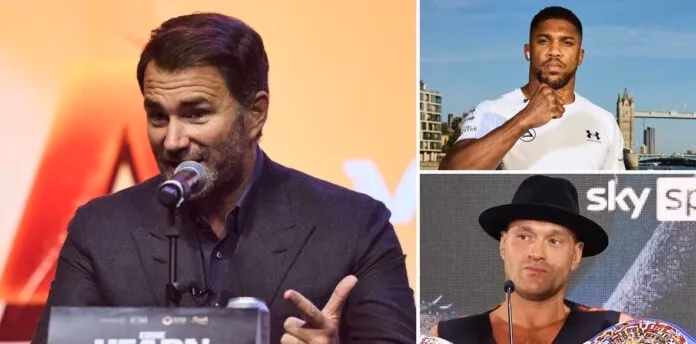Eddie Hearn liefert Neuigkeiten zum großen Kampf: Anthony Joshua vs. Tyson Fury!